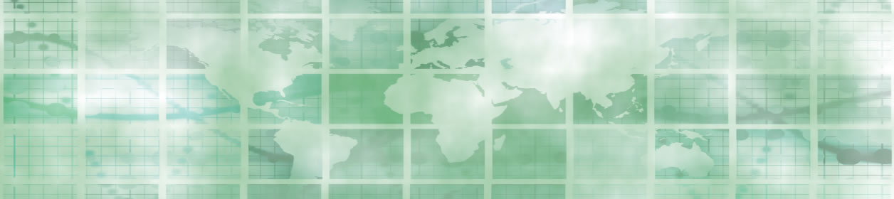 Mapa mundi con filtro verde.